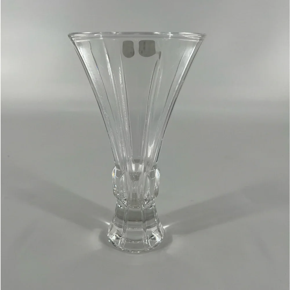 Vintage Bohemia Czech Republic Lead Crystal Vase‎